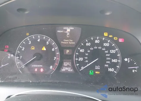 2007 Lexus Ls 460 L z USA, uszkodzony, nr VIN JTHGL46F375019629